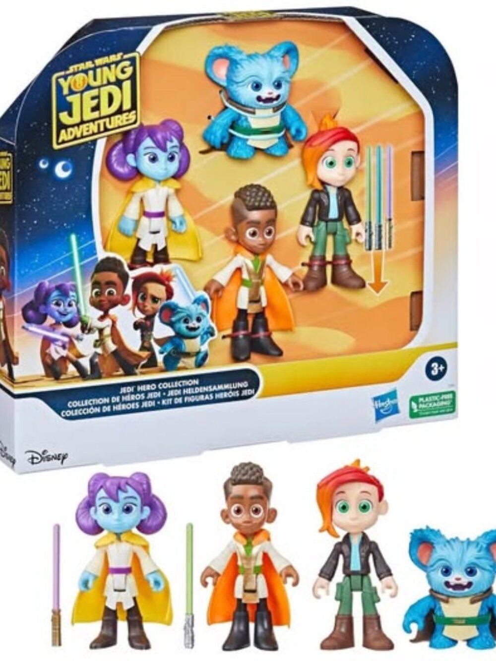 Brand New Star Wars Young Jedi Adventures Jedi Hero Collection - 4pk.
